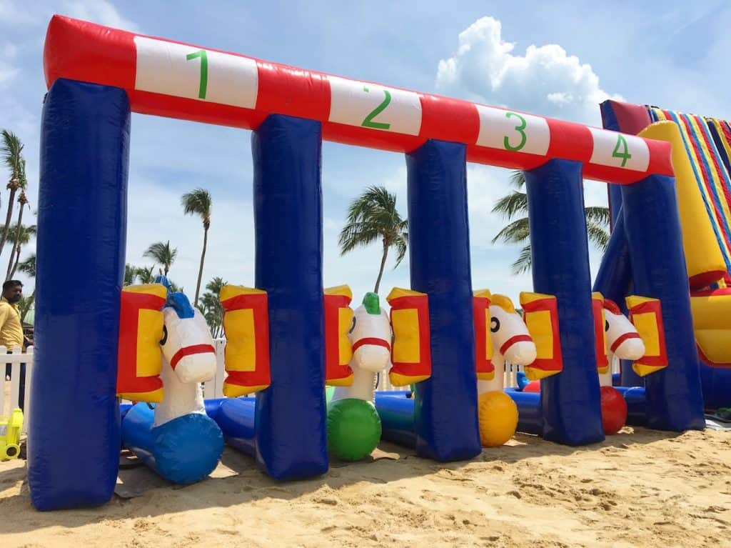 Large Inflatable Game Booths Rental