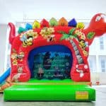 Red Dino Bouncy Castle