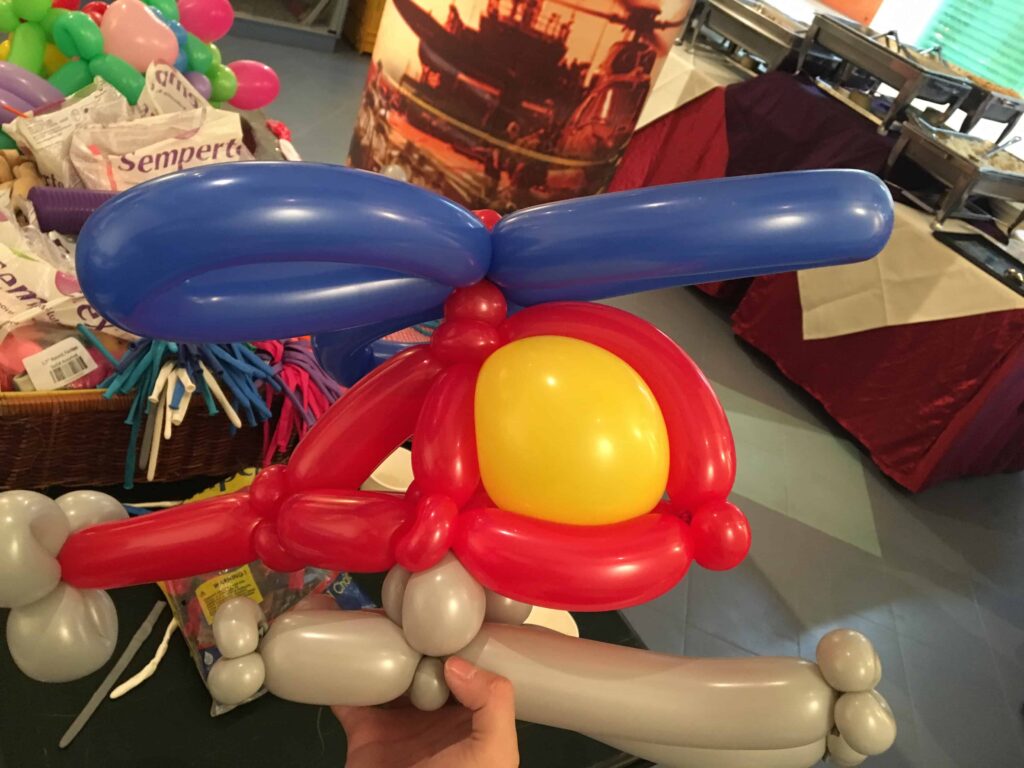 Helicopter Balloon Sculpture