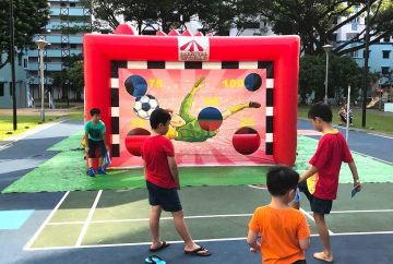 Large Inflatable Game Booths Rental