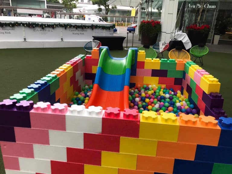 Lego Ball Pit with Slide Rental