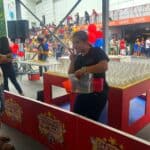 Bottle Ring Toss Fun Fair Game Booth For Family Days