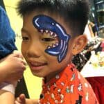 Face Painting Shark Design Singapore