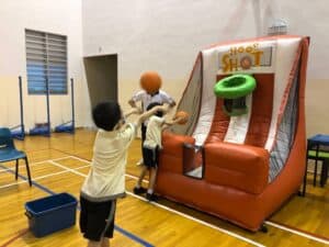 Inflatable Game Booth Basketball