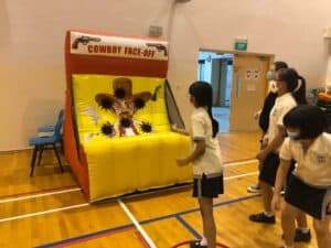 Inflatable Game Booth Cowboy Face Off