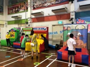 Inflatable Game Booth For School Event