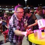 Milk Can Toss Fun Fair Game Booth