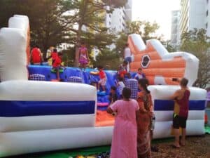 Inflatable Dragon Playground