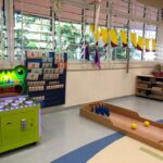 Bowling game stall in Singapore