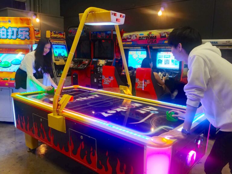Arcade LED Air Hockey Rental Singapore