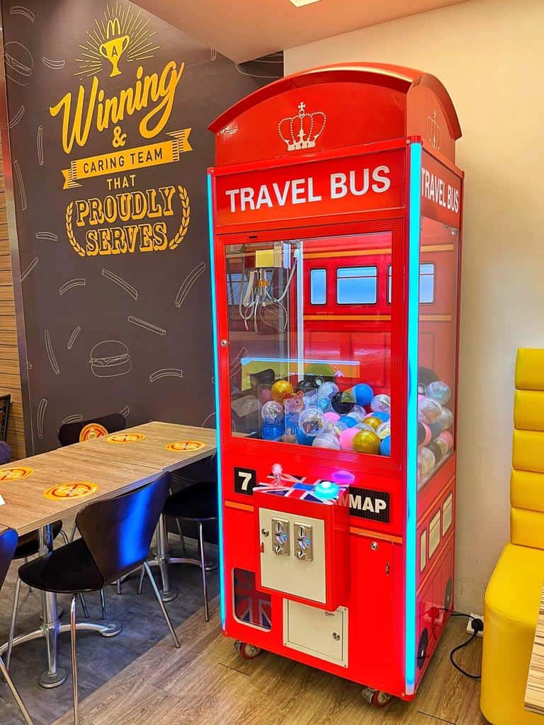 Claw Machine for Mcd Singapore