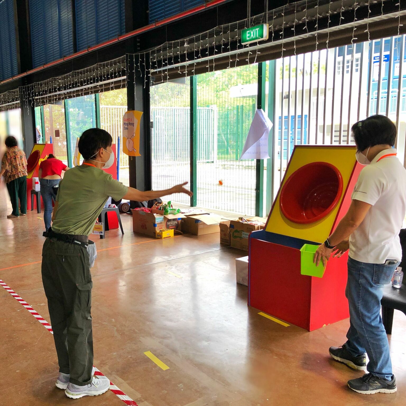 Basket Toss Game