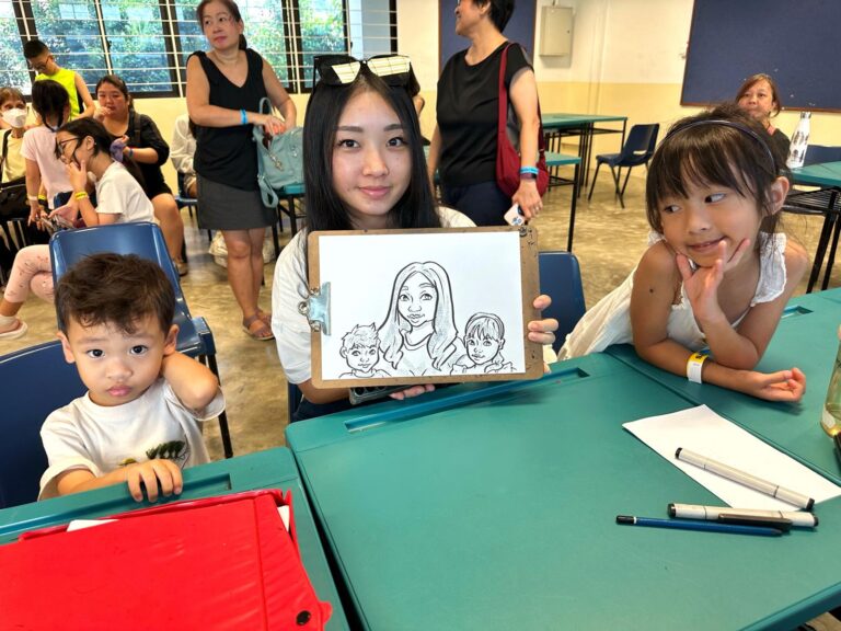 Caricature Artist Hire for Family Day