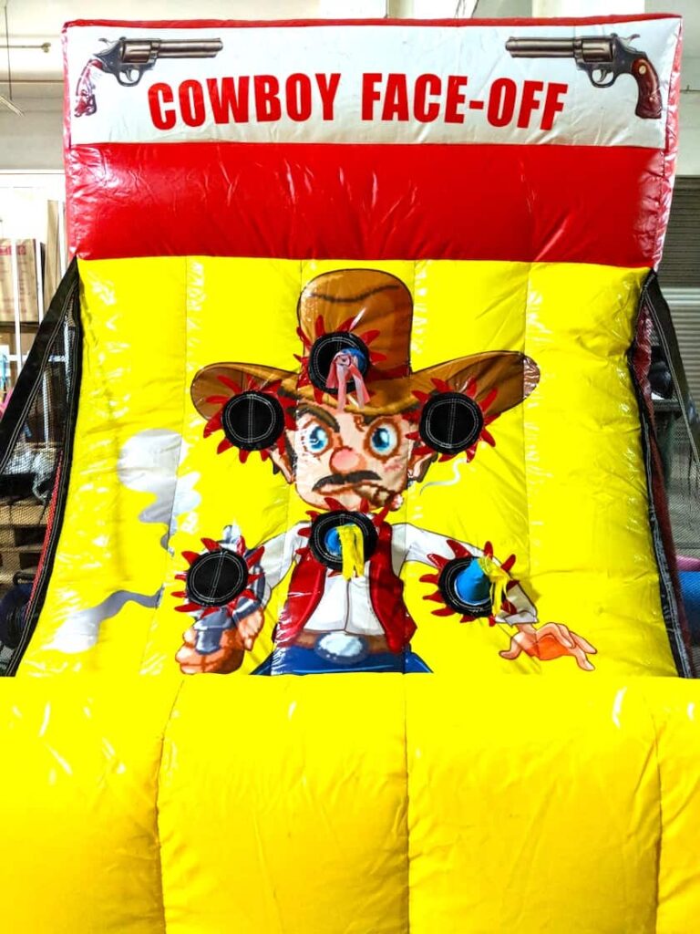 Cowboy-Face-off-Carnival-Game-Stall