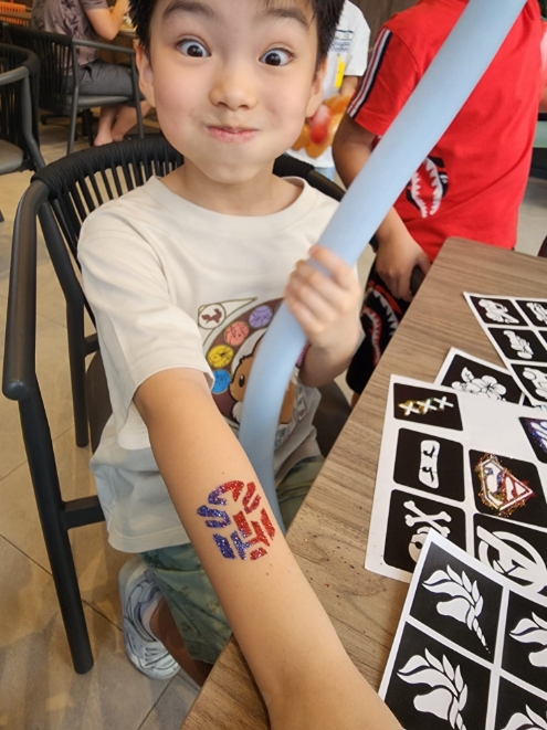 Glitter Tattoo Hire for Birthday Party