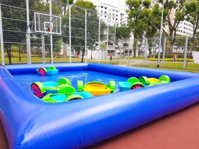 Inflatable-Pool-with-Paddle-Boat-Rental