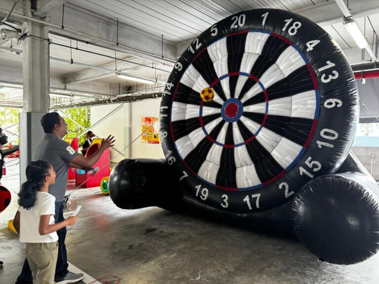 Inflatable Soccer Dart for Family Day