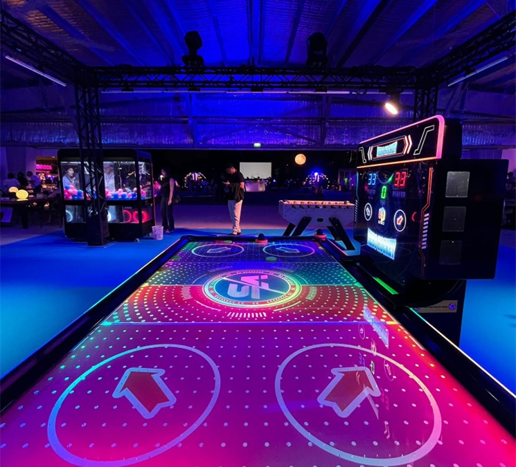 LED Air Hockey Table Rental Singapore
