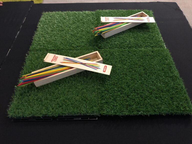 Pick-up Sticks Game Set Up