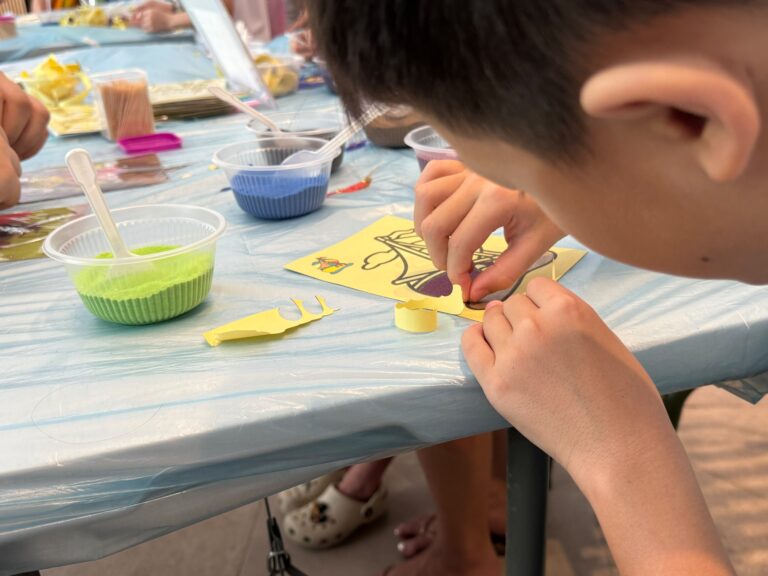 Sand Art Station for Event Singapore