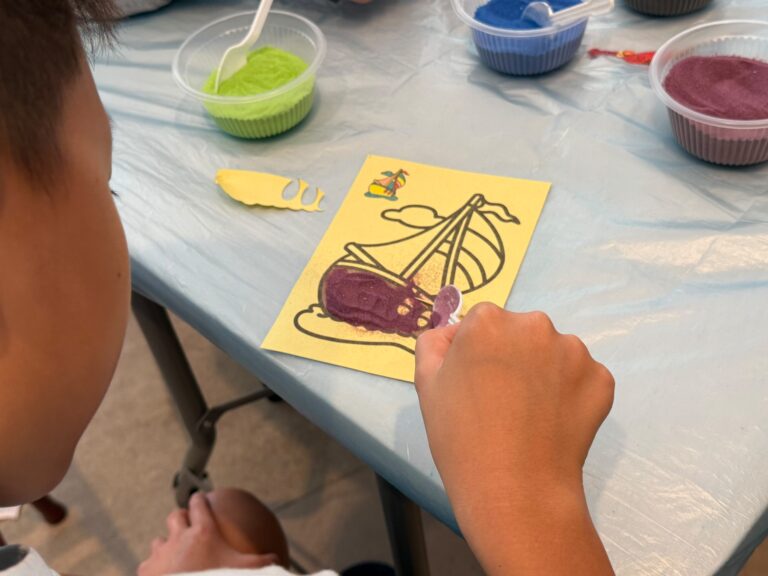 Sand Art Station for Kids Event