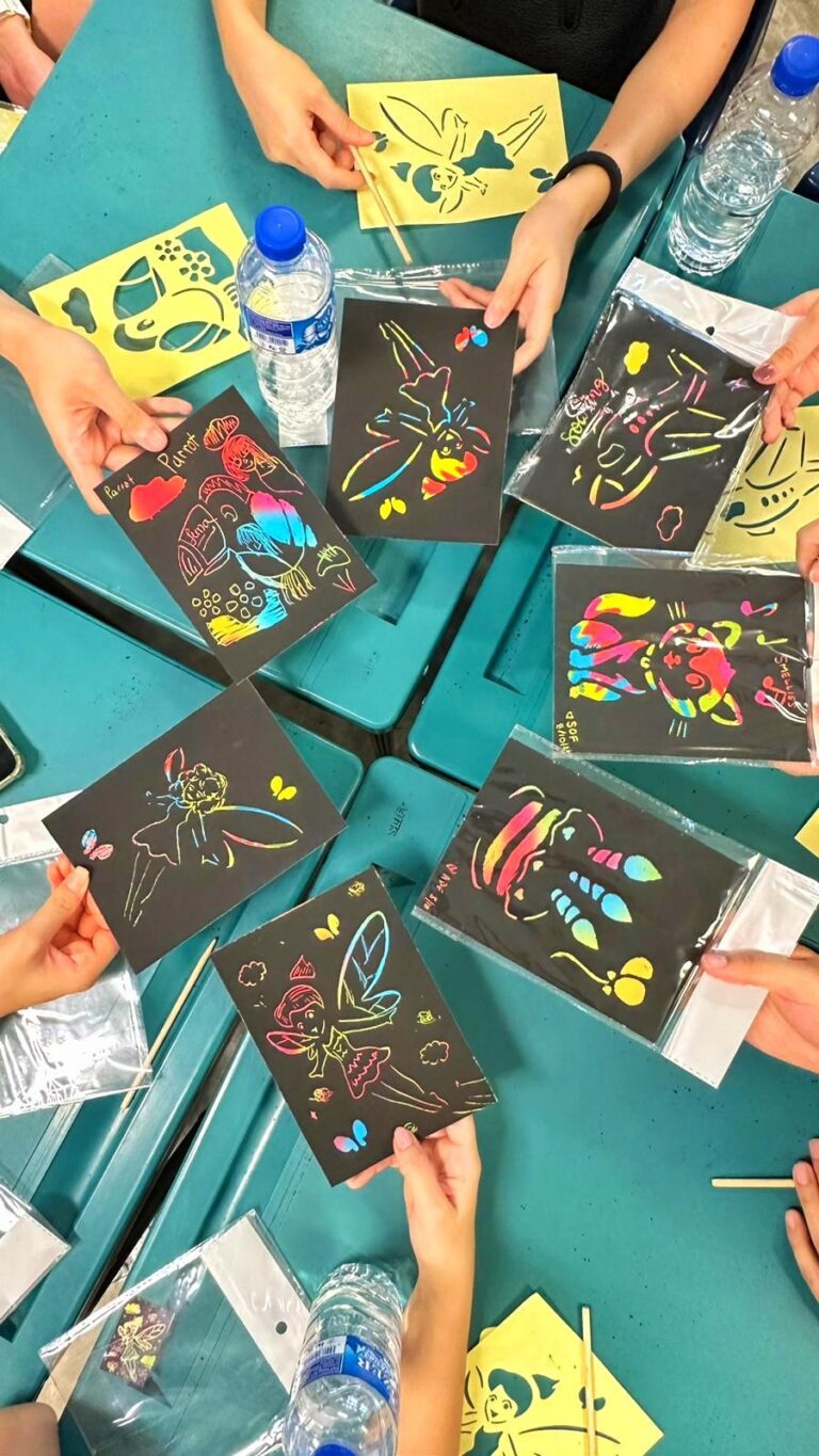 Scratch Art Station Hire for Family Day