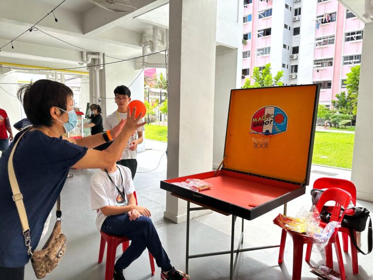 basketball box games rental for elderly event