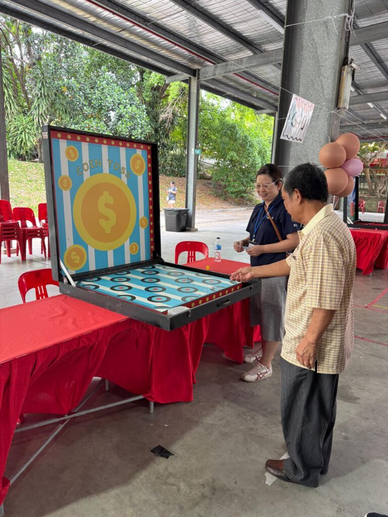 coin toss table box games rental