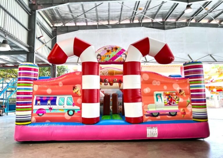 Candy House Bouncy Castle for Rent (1)