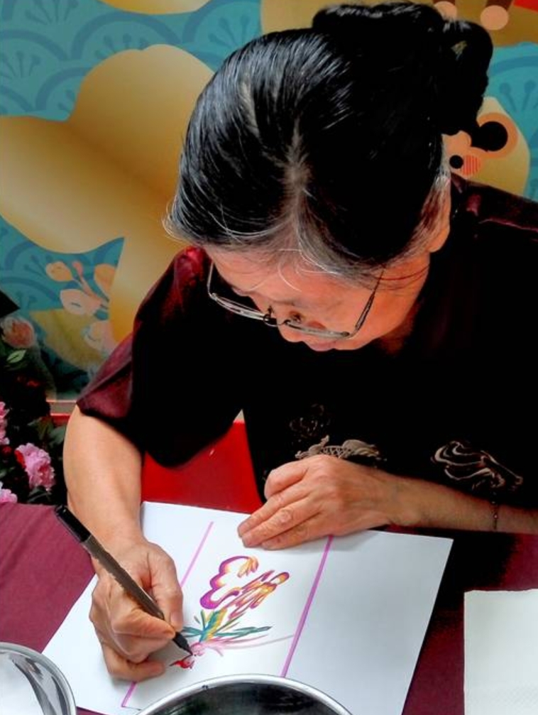 Chinese Rainbow Calligraphy Hire Singapore