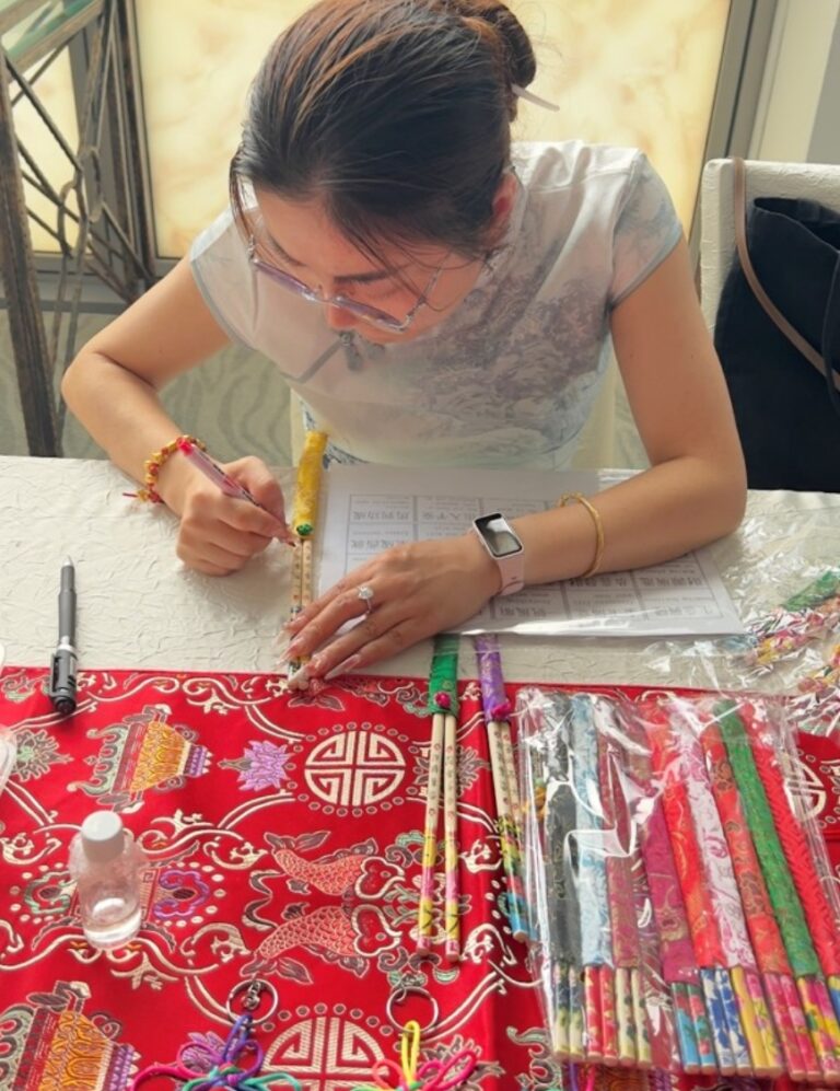 Chopstick Calligraphy Artist Hire for DND