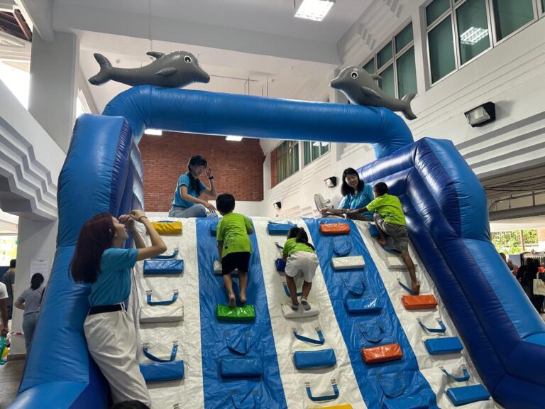 Dolphin Slide Castle for Family Day