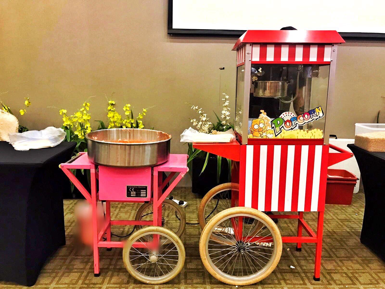 Last month, we have provided popcorn and cotton candy machines rental to various events in Singapore!