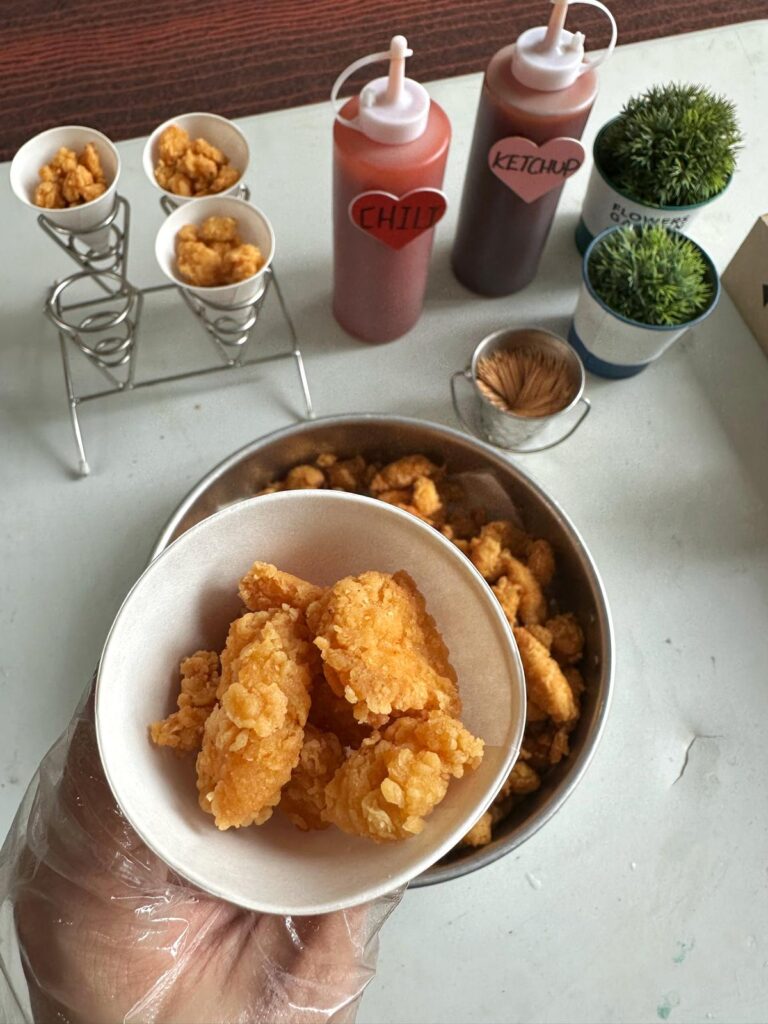 Popcorn Chicken Live Station Singapore