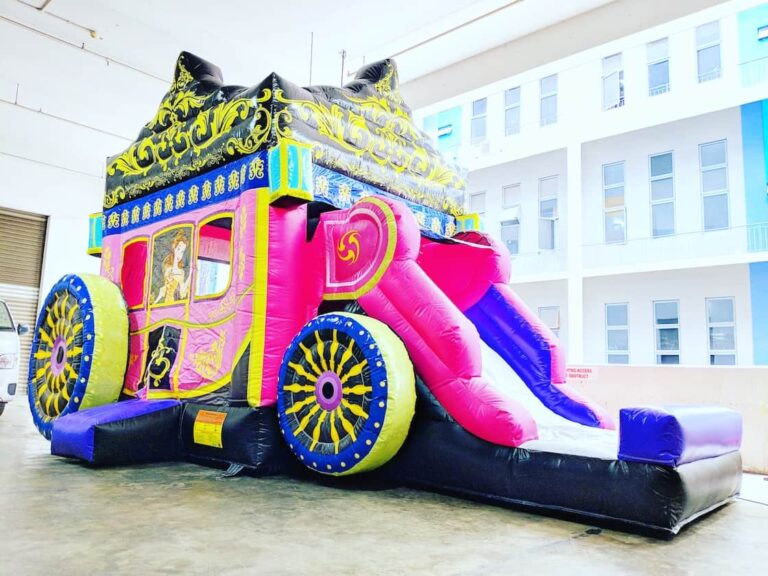 Princess-Carriage-Bouncy-Castle for Rent