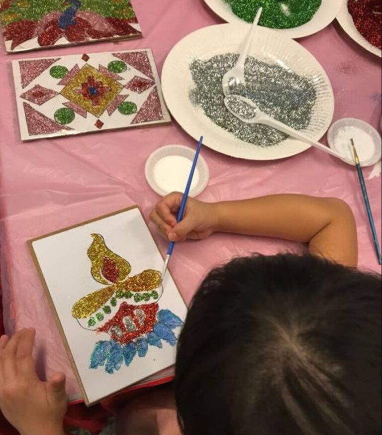Rangoli Art on Frame