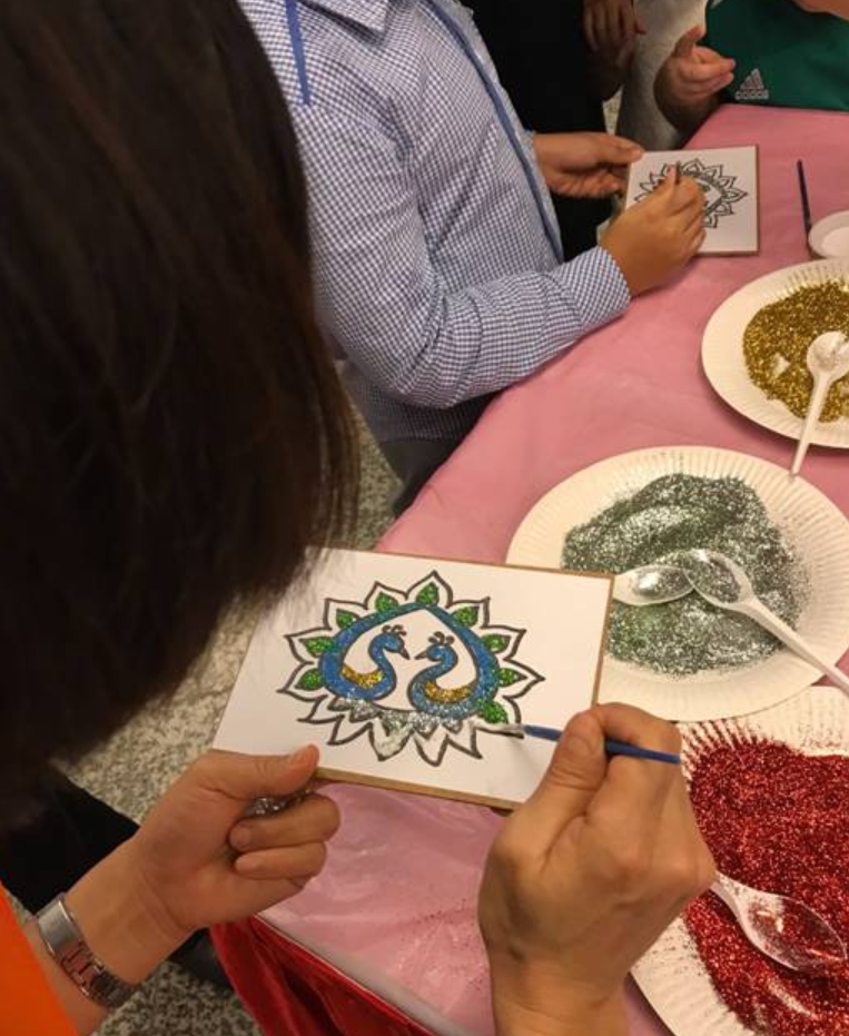Rangoli Art on Frame for Hire
