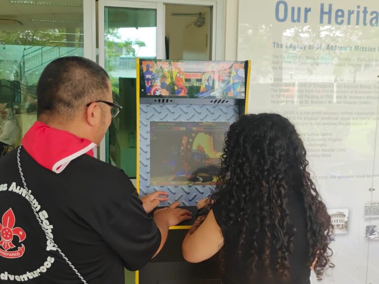 Standing Video Arcade Machine Rental Singapore