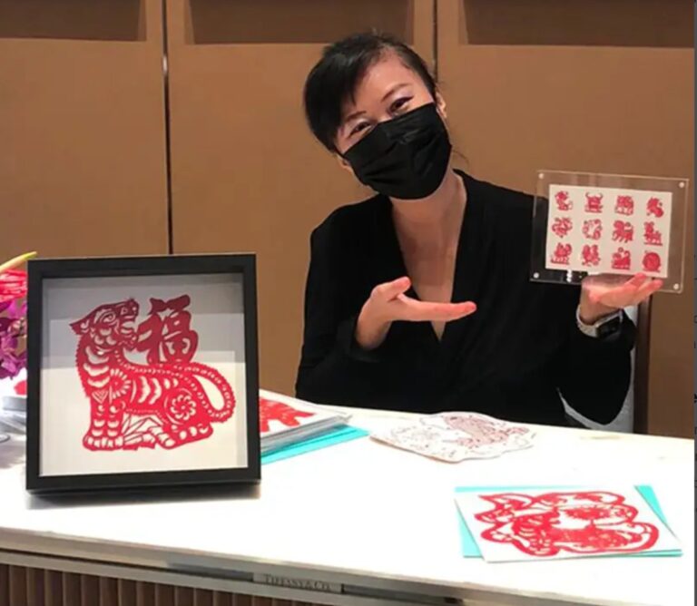 Traditional Paper Cutting Artist