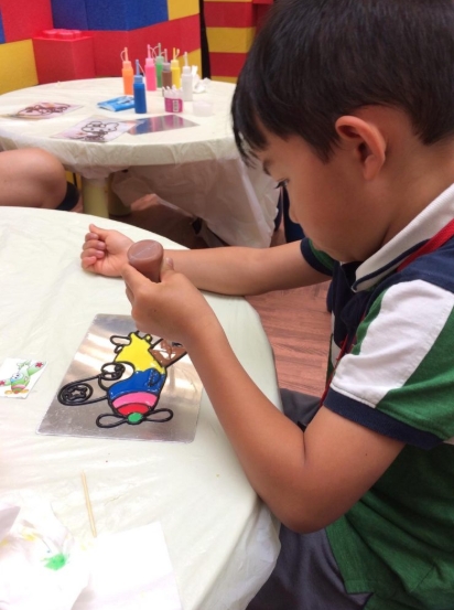 Window Art Station for Kids
