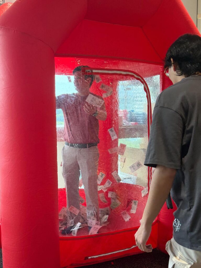 Large Inflatable Cash Box Rental